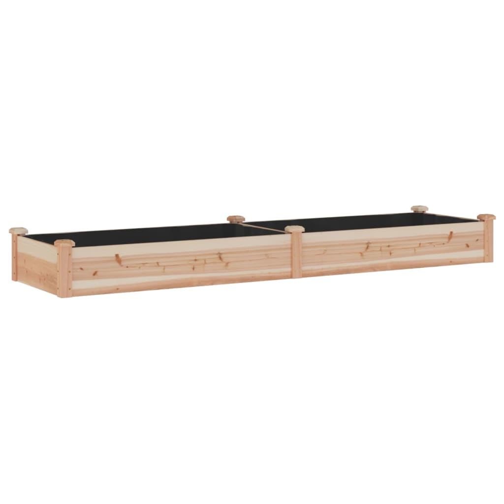 Maison Exclusive - Hochbeet Mit Einsatz 240x60x25 Cm Massivholz T