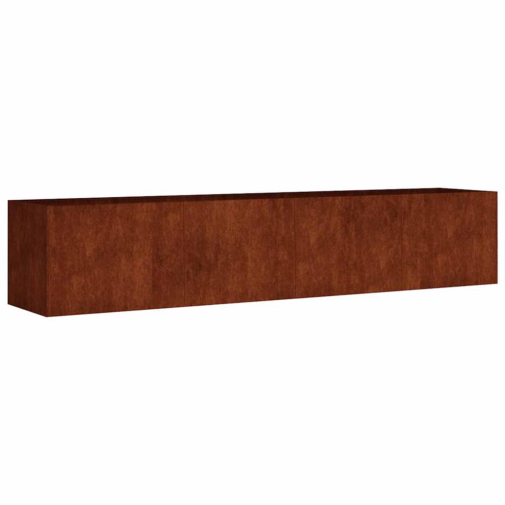 Maison Exclusive - Hochbeet 200x40x40 Cm Cortenstahl