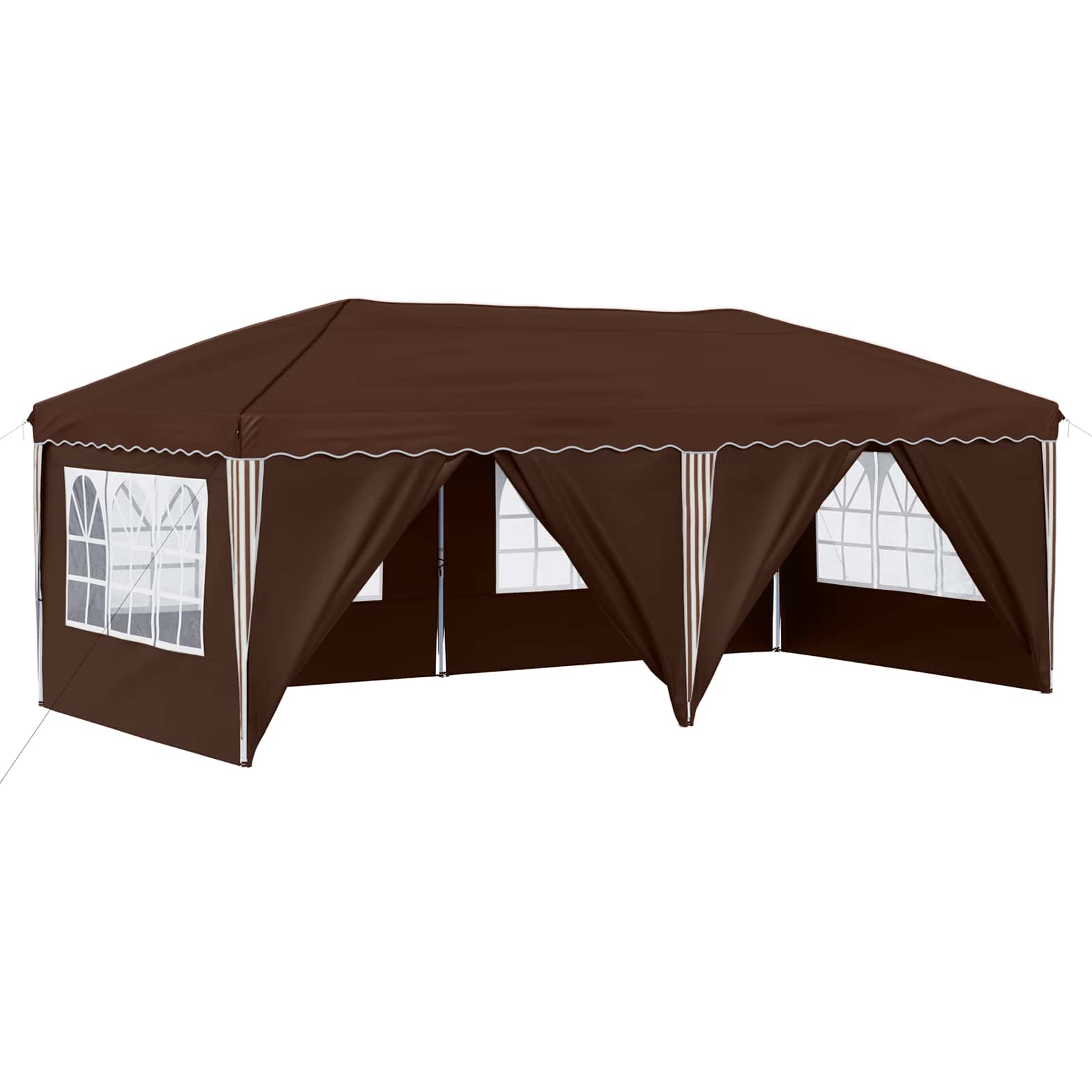 Maison Exclusive - Pop-up Partyzelt 575 X 288 X 245 Cm Braun