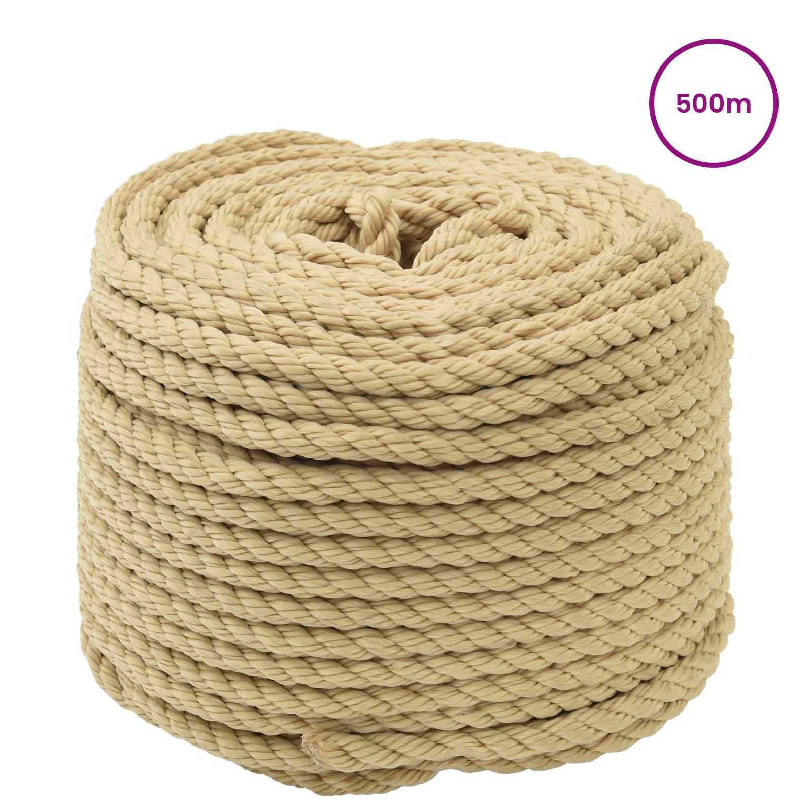 Maison Exclusive - Bootsseil 8 Mm 500 M Natur