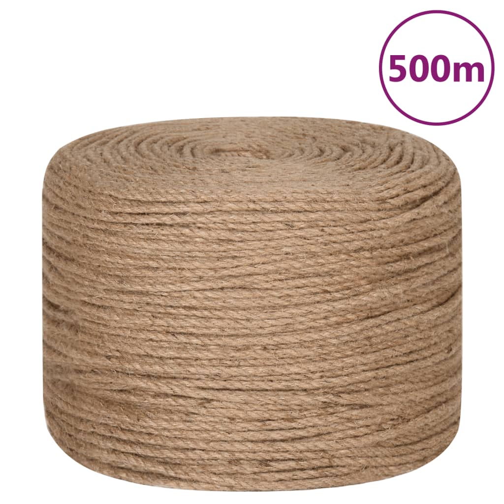 Maison Exclusive - Seil 100% Jute 8 Mm 500 M