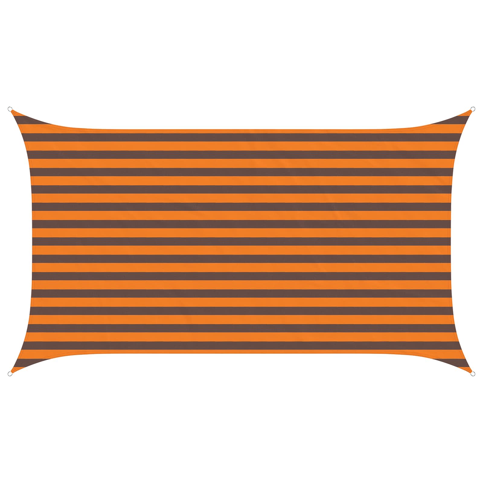 Maison Exclusive - Sonnensegel Orange Und Braun 3,5 X 2 M 100 % P