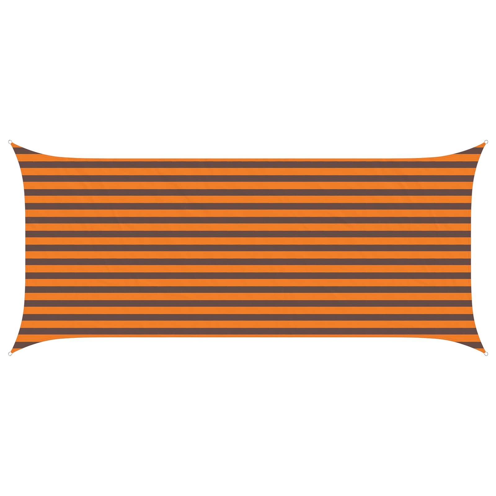 Maison Exclusive - Sonnensegel Orange Und Braun 4,5 X 2 M 100 % P