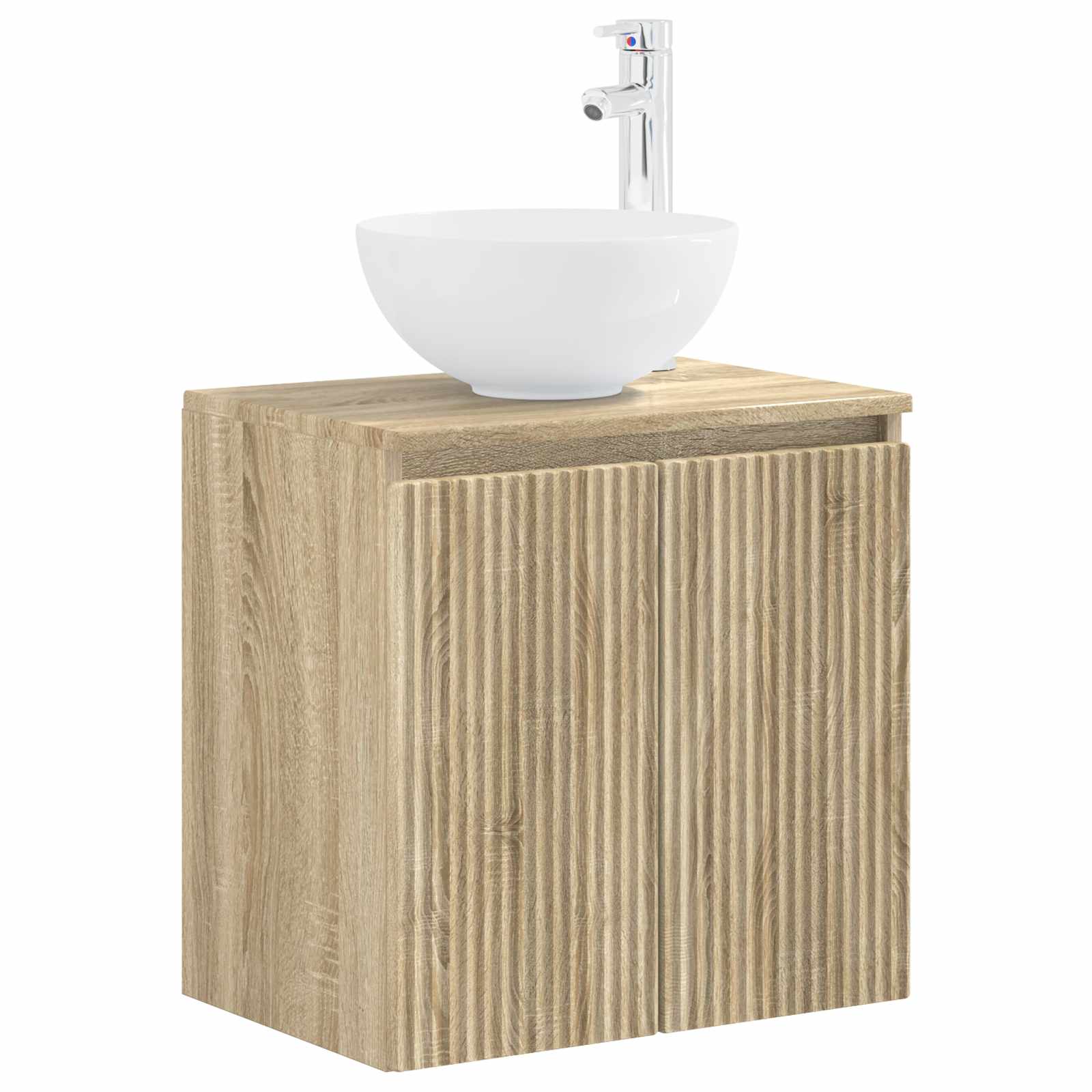 Maison Exclusive - Wandmontierte Waschtisch Sonoma-eiche 49,5 X 3