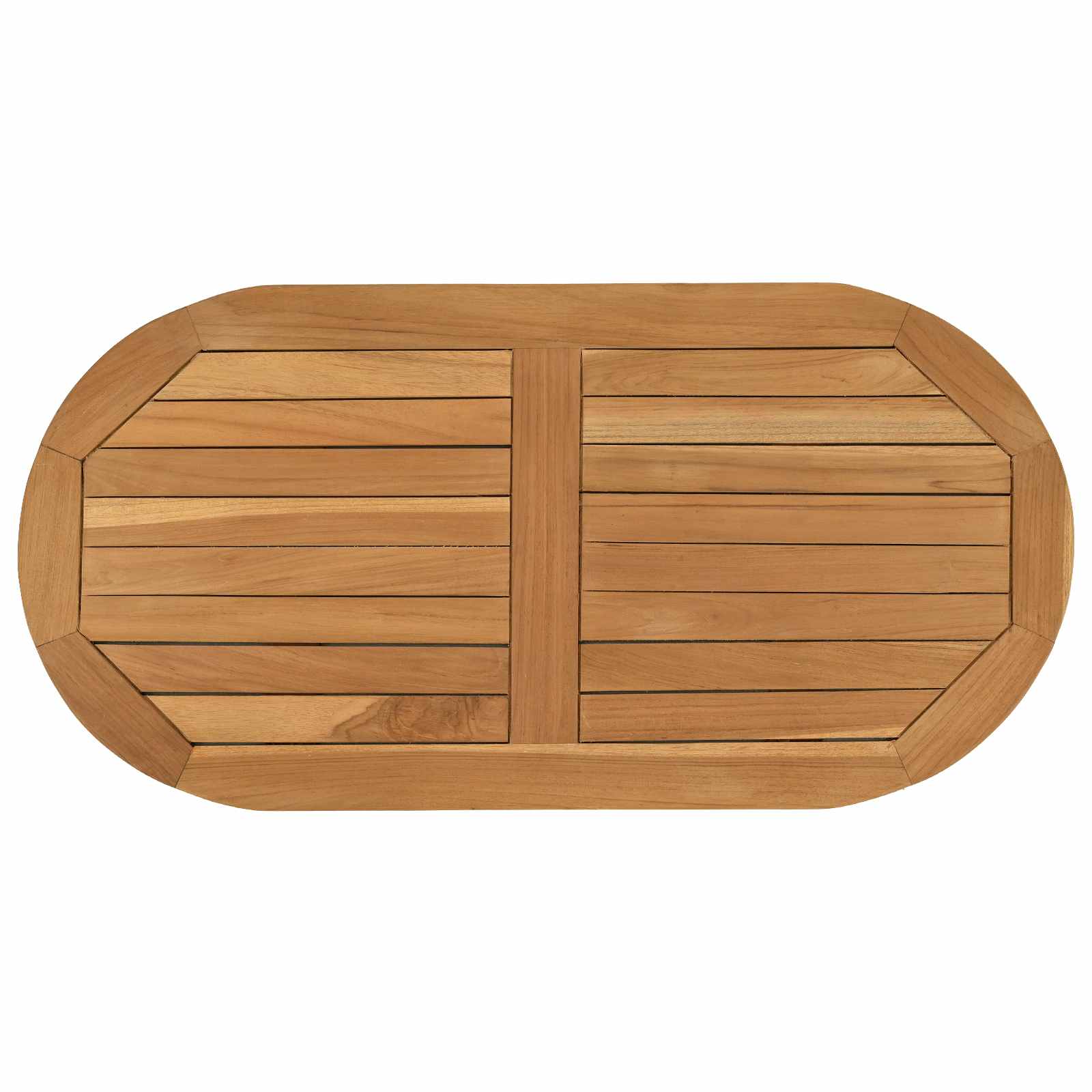Maison Exclusive - Tischplatte 80 X 40 X 2,5 Cm Oval Massives Tea