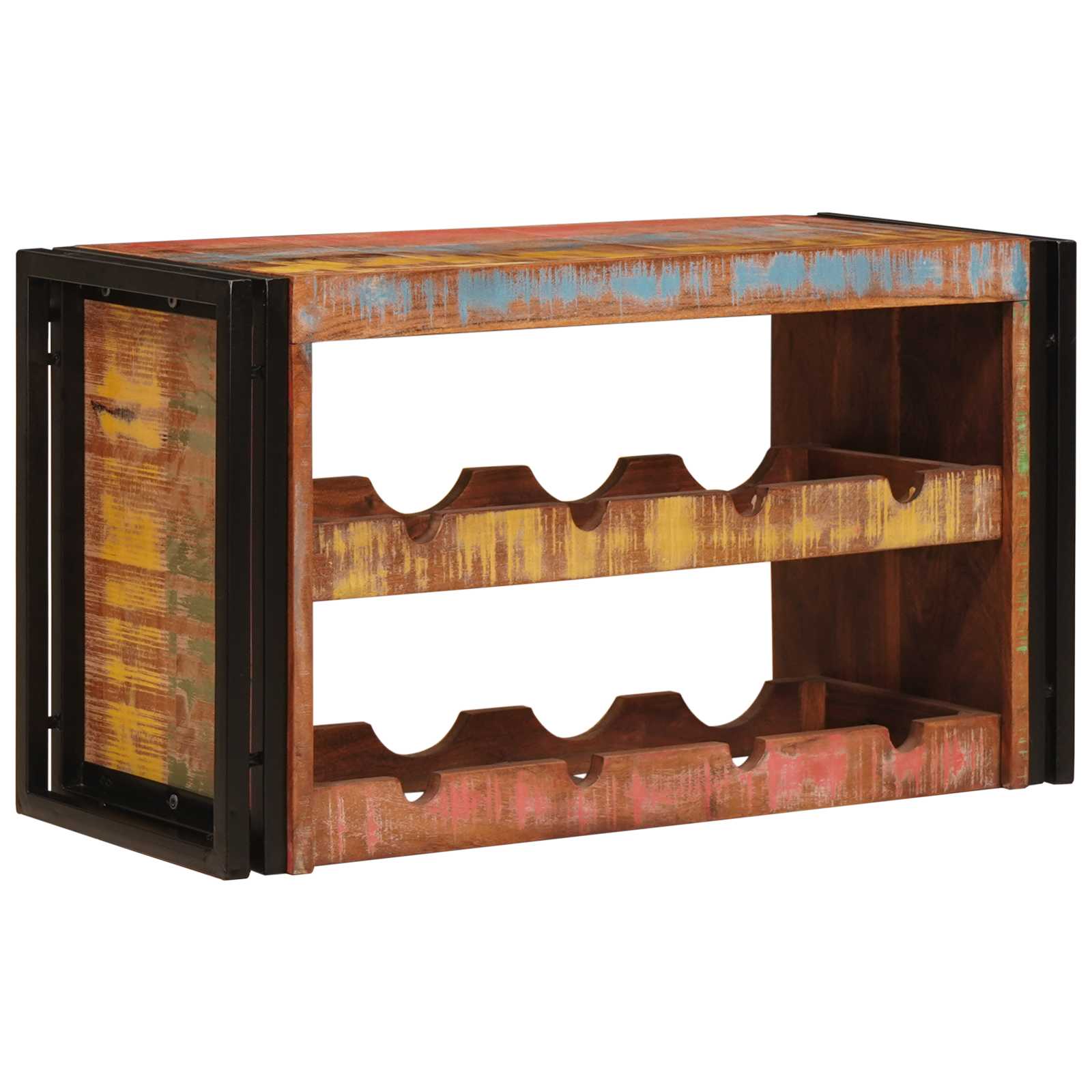 Maison Exclusive - Weinregal Braun 80 X 45 X 33 Cm Massives Altho