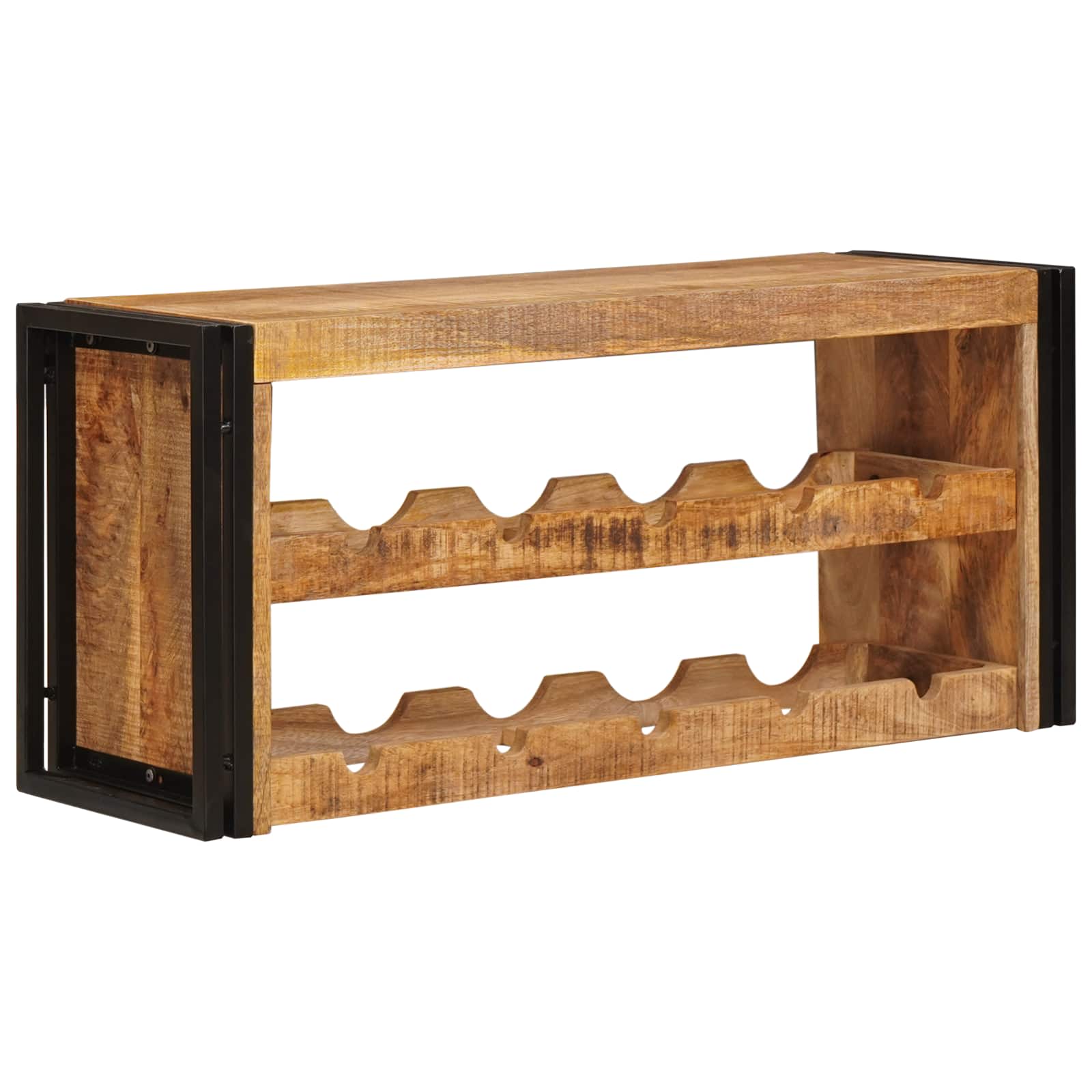 Maison Exclusive - Weinregal Braun 100 X 45 X 33 Cm Massives Grob