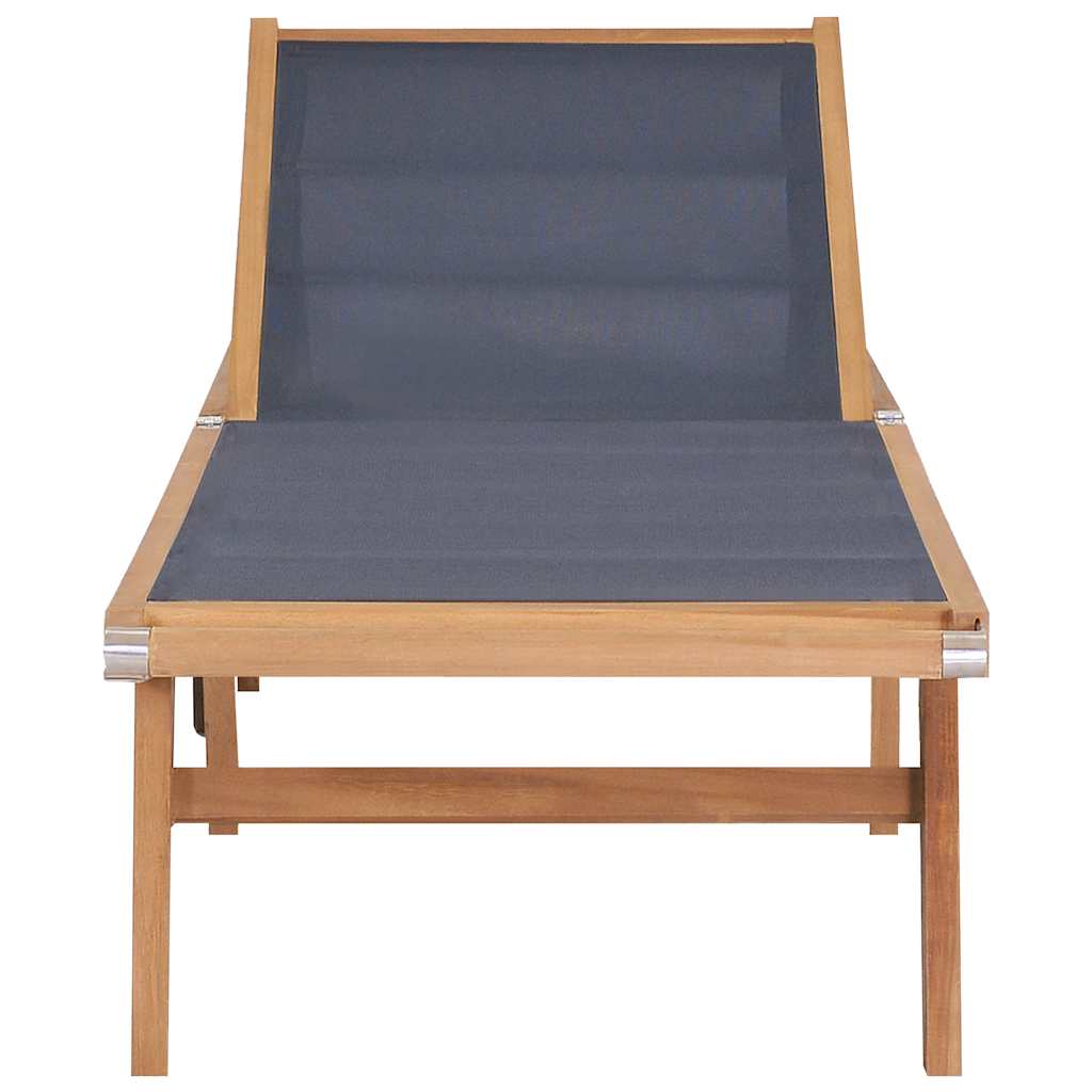 Maison Exclusive - Sonnenliege Klappbar Mit Rädern Teak Massivhol