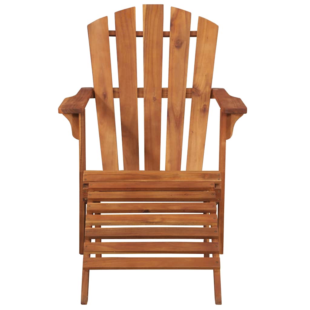 Maison Exclusive - Adirondack-gartensessel Mit Fußablage Akazie M