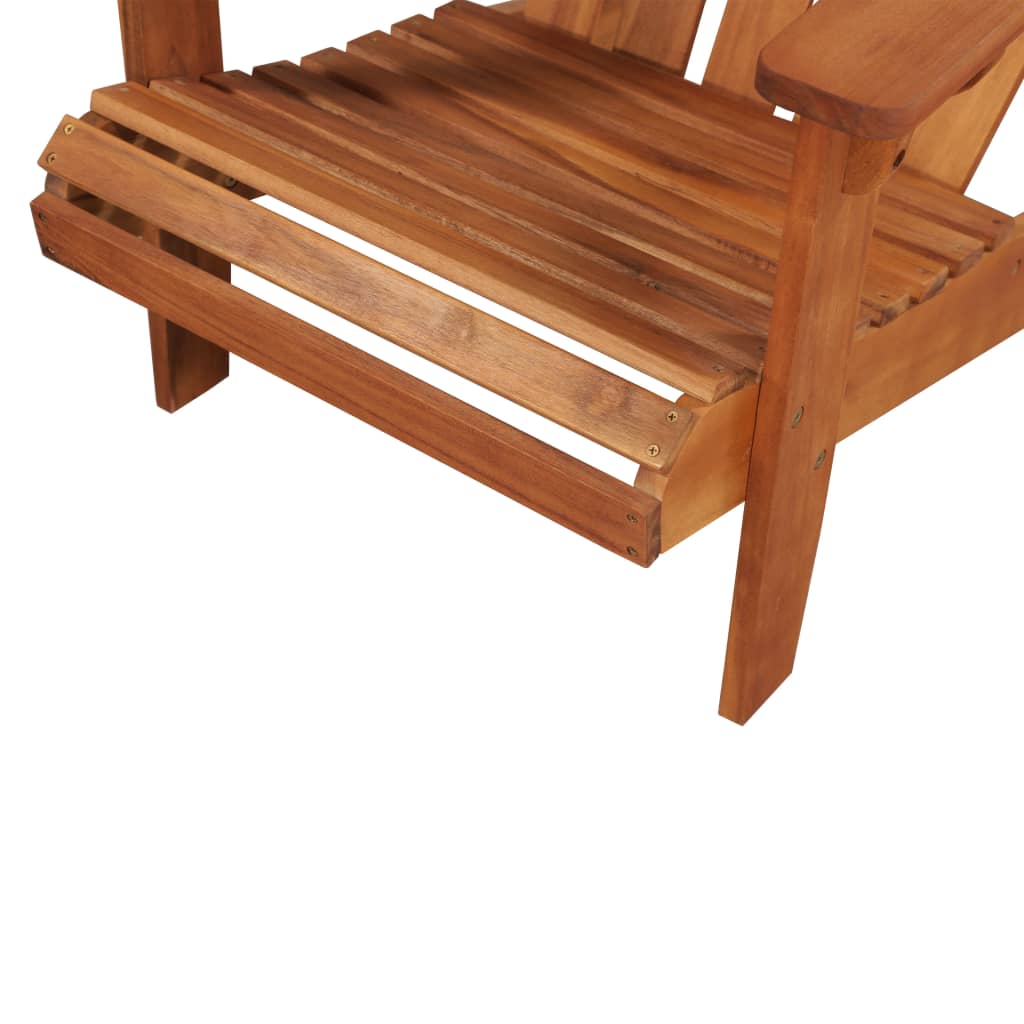 Maison Exclusive - Adirondack-gartenstuhl Akazienholz Massiv