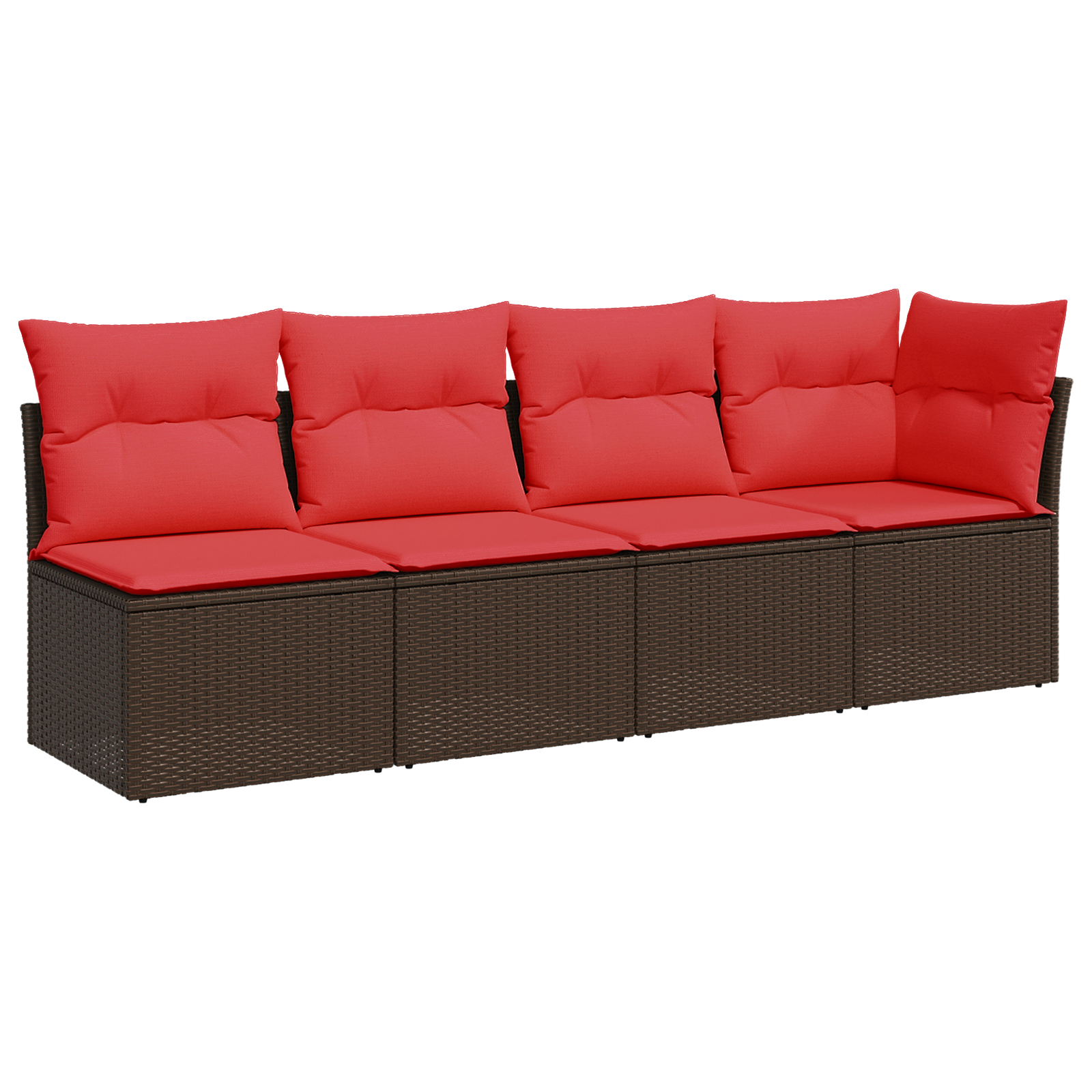 Maison Exclusive - Garten-sofa Mit Kissen Braun 227 X 62 X 69