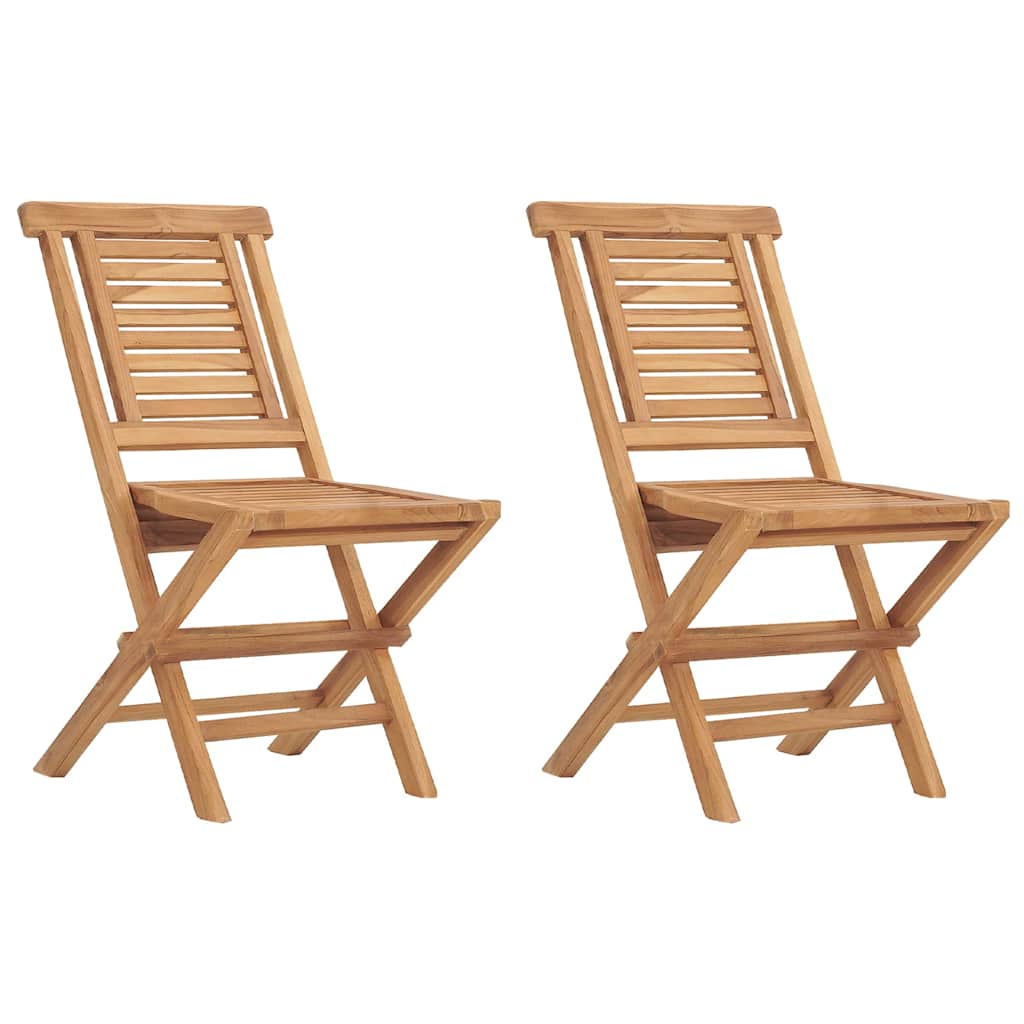 Maison Exclusive - Klappstühle, 2 Stück, 47 X 63 X 90 Cm, Massivh