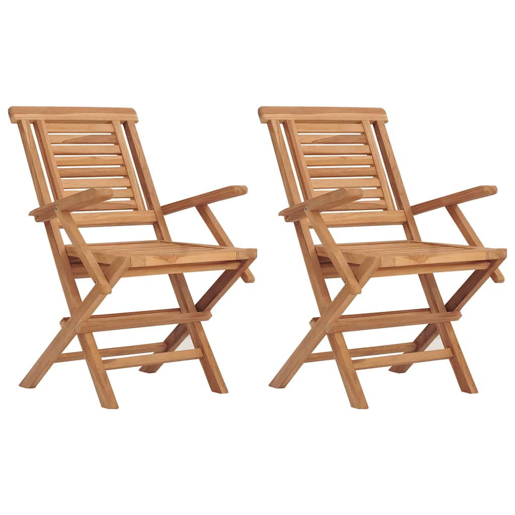 Maison Exclusive - Klappstühle, 2 Stück, 56 X 63 X 90 Cm, Massivh