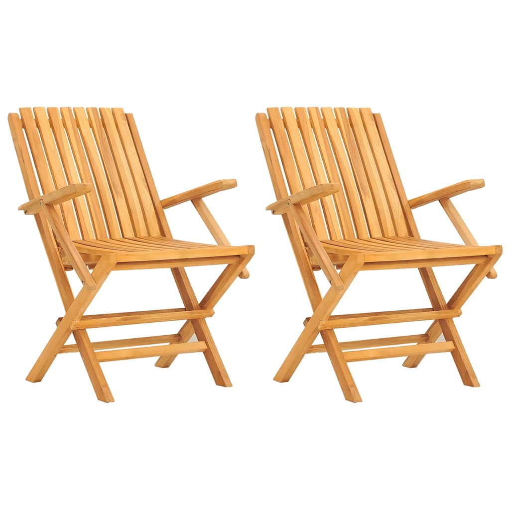 Maison Exclusive - Klappstühle, 2 Stück, 61 X 67 X 90 Cm, Massivh