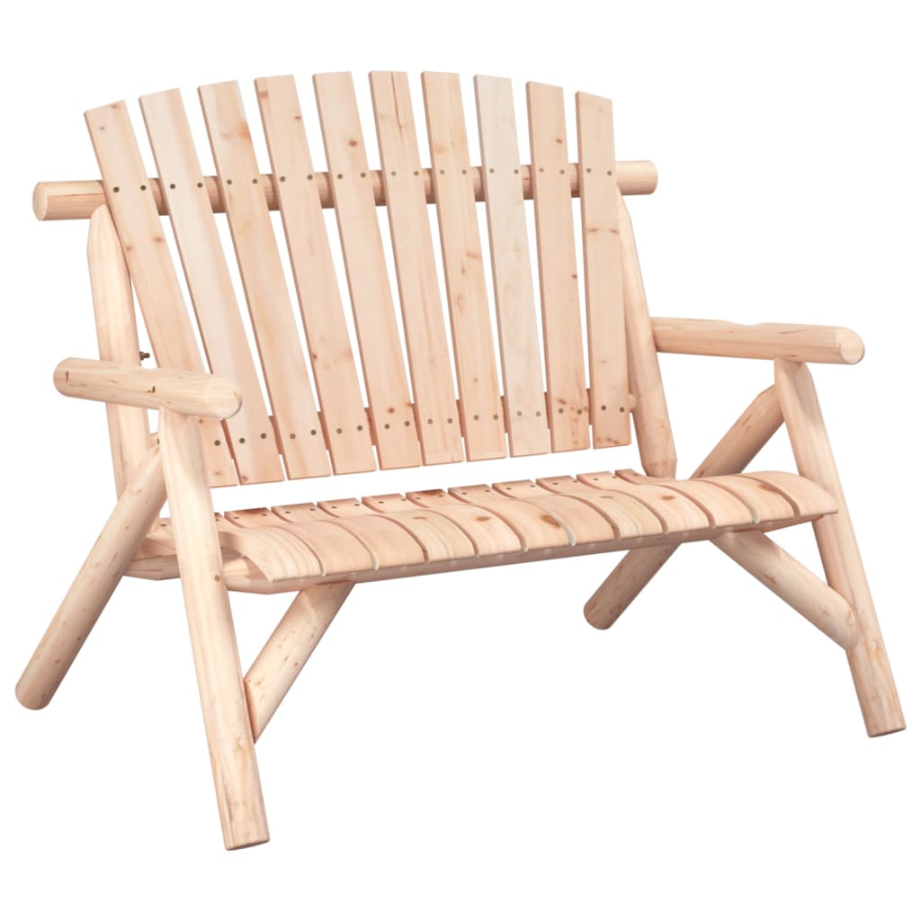 Maison Exclusive - Gartenbank 2-sitzer 119x85x98 Cm Massivholz Fi