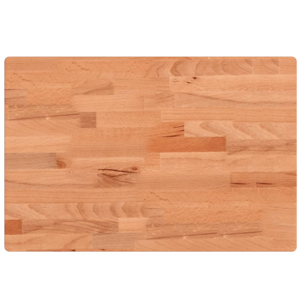 Maison Exclusive - Waschtischplatte 80x40x4 Cm Massivholz Buche