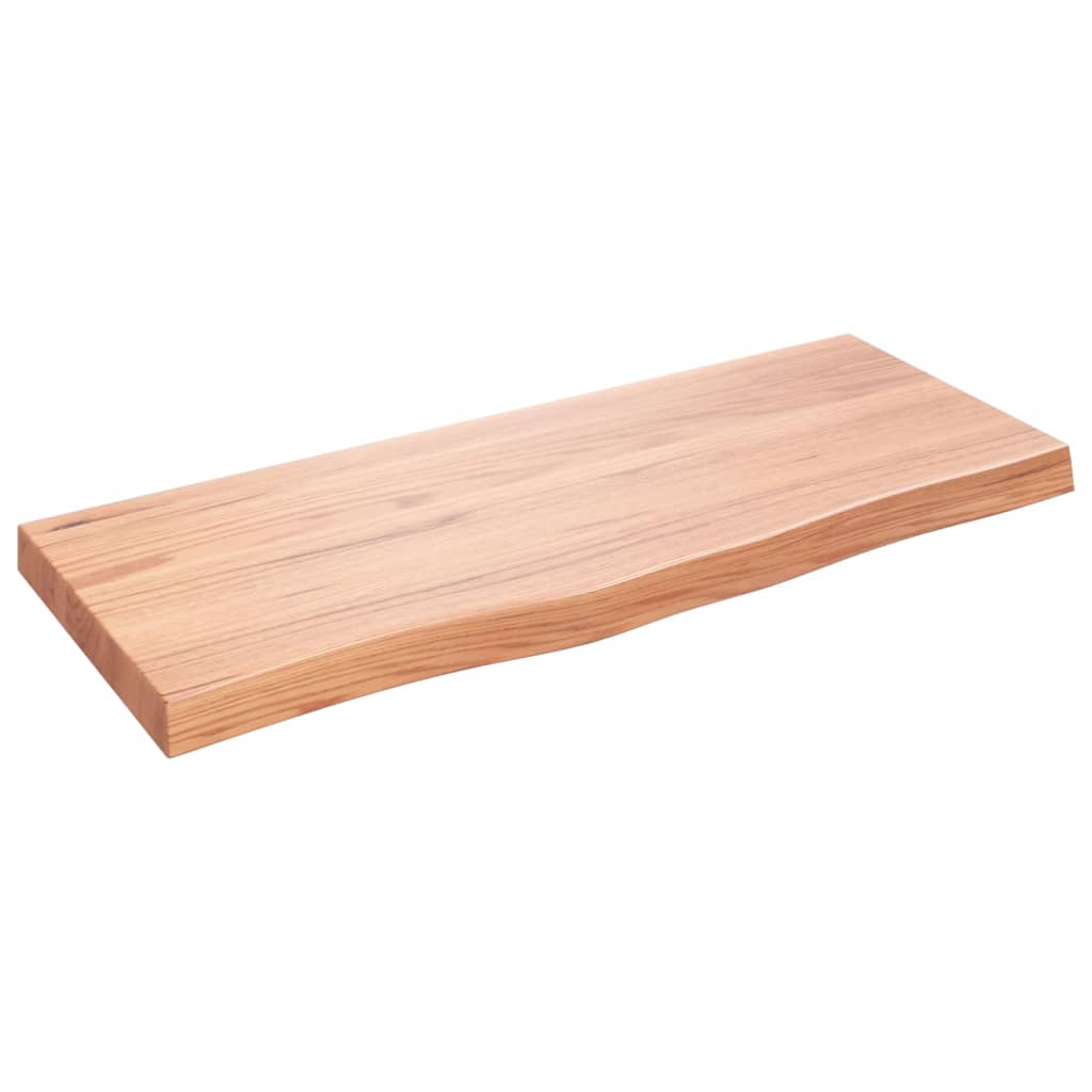 Maison Exclusive - Waschtischplatte Hellbraun 100x40x(2-6) Cm Mas