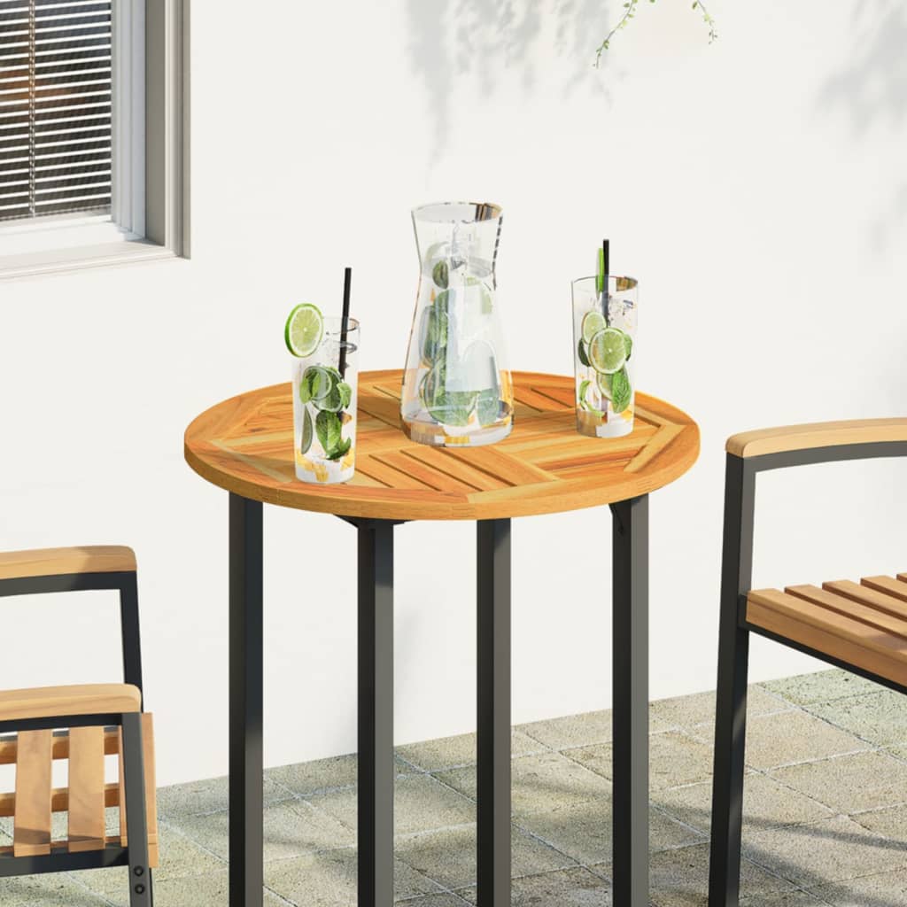 Maison Exclusive - Tischplatte Ø60x2 Cm Rund Massivholz Akazie