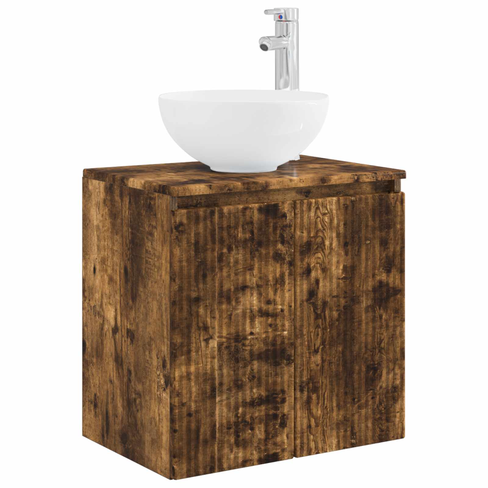 Maison Exclusive - Wandmontierte Waschtisch Räuchereiche 49,5 X 4