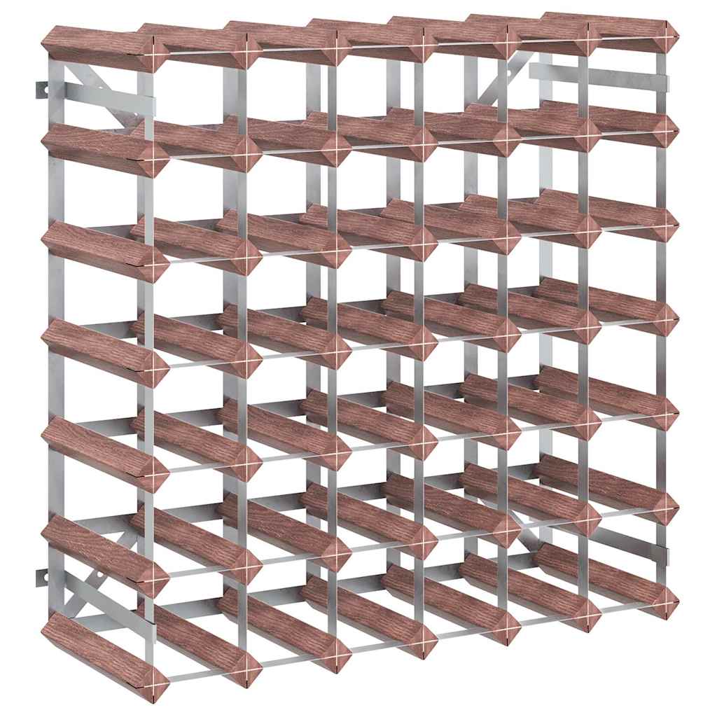 Maison Exclusive - Weinregal Für 42 Flaschen Braun Massivholz Kie