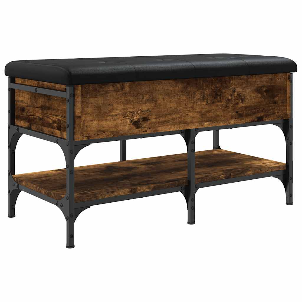 Maison Exclusive - Schuhbank Räuchereiche 82x42x45 Cm Holzwerksto