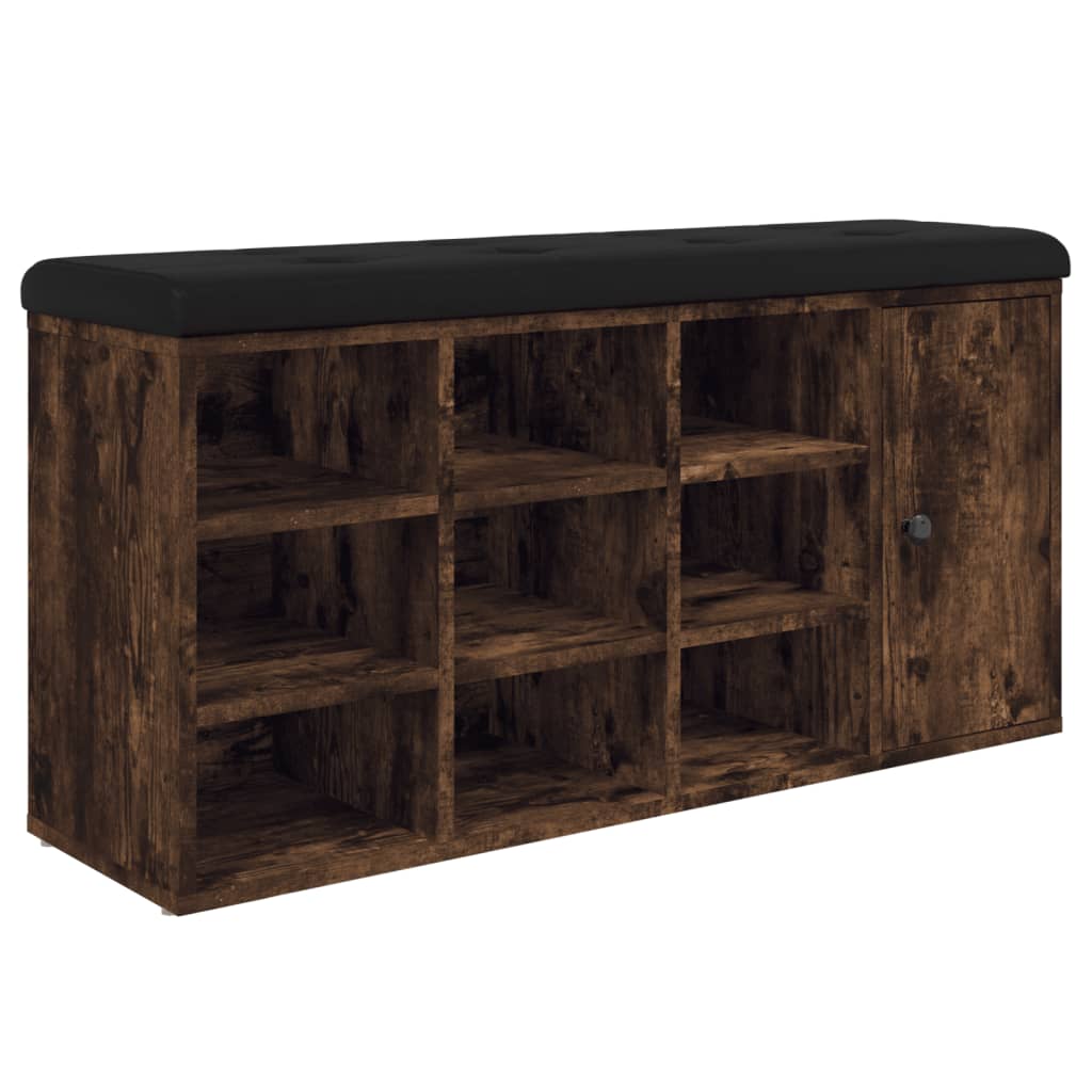 Maison Exclusive - Schuhbank Räuchereiche 102x32x50 Cm Holzwerkst