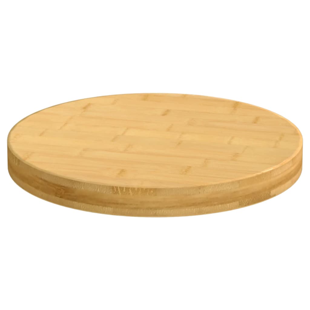 Maison Exclusive - Tischplatte Ø40x4 Cm Bambus