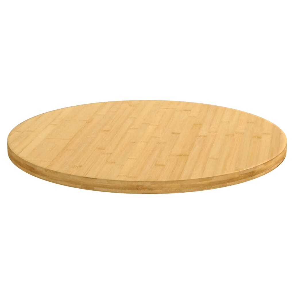 Maison Exclusive - Tischplatte Ø60x2,5 Cm Bambus