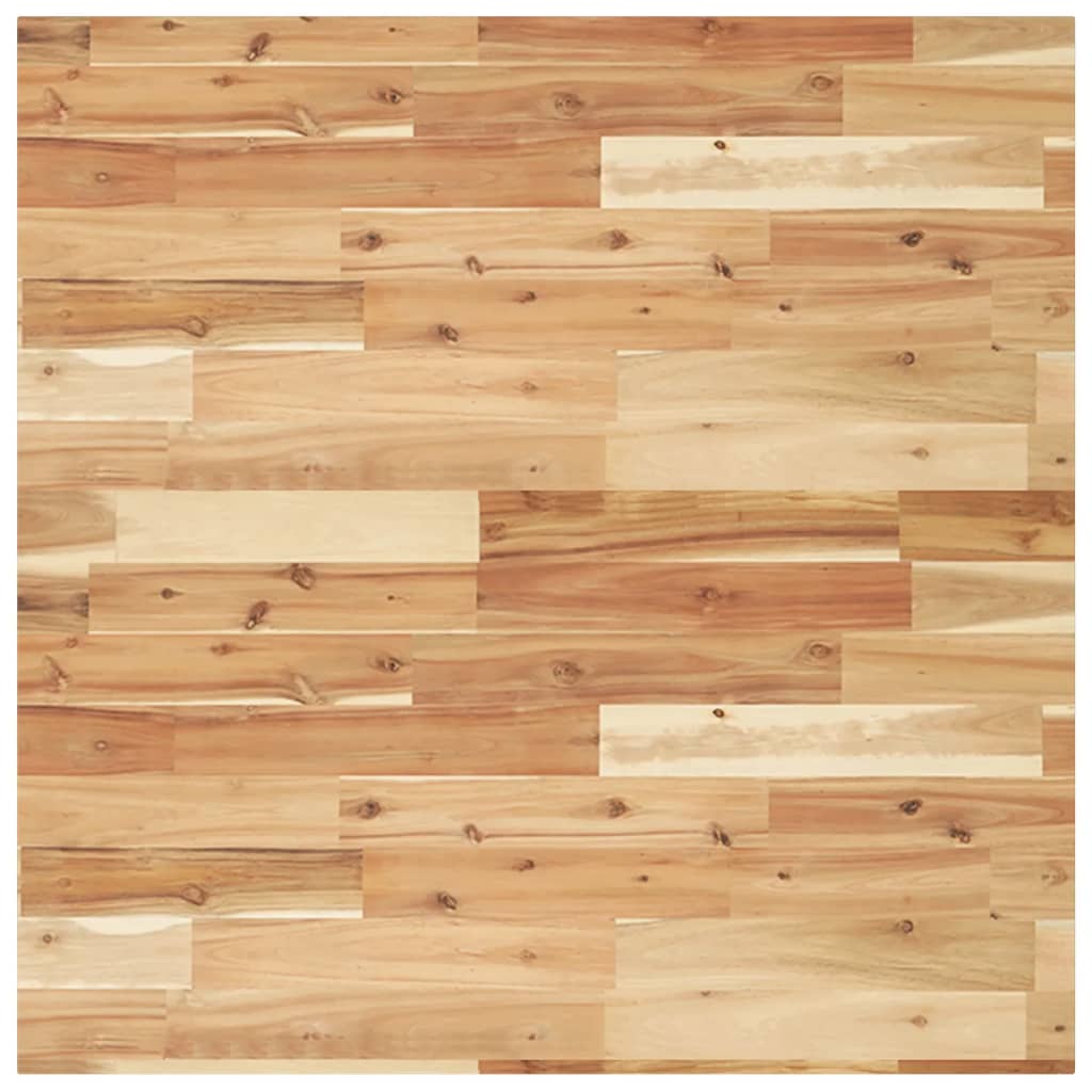 Maison Exclusive - Tischplatte Quadratisch 80x80x2 Cm Massivholz