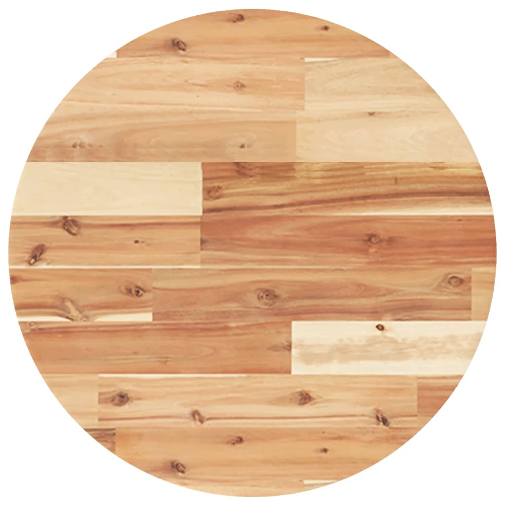 Maison Exclusive - Tischplatte Rund Ø50x4 Cm Massivholz Akazie