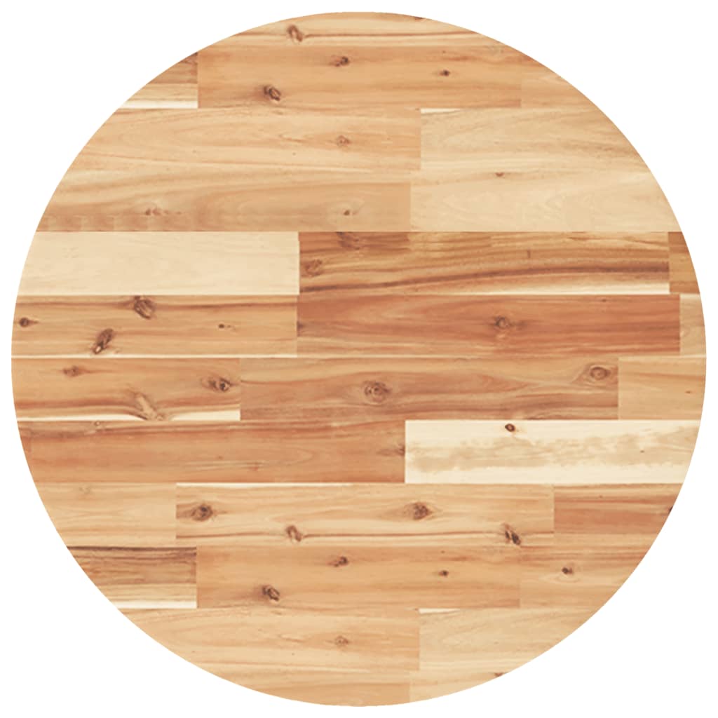 Maison Exclusive - Tischplatte Rund Ø60x4 Cm Massivholz Akazie