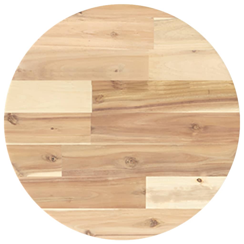 Maison Exclusive - Tischplatte Rund Ø40x2 Cm Massivholz Akazie