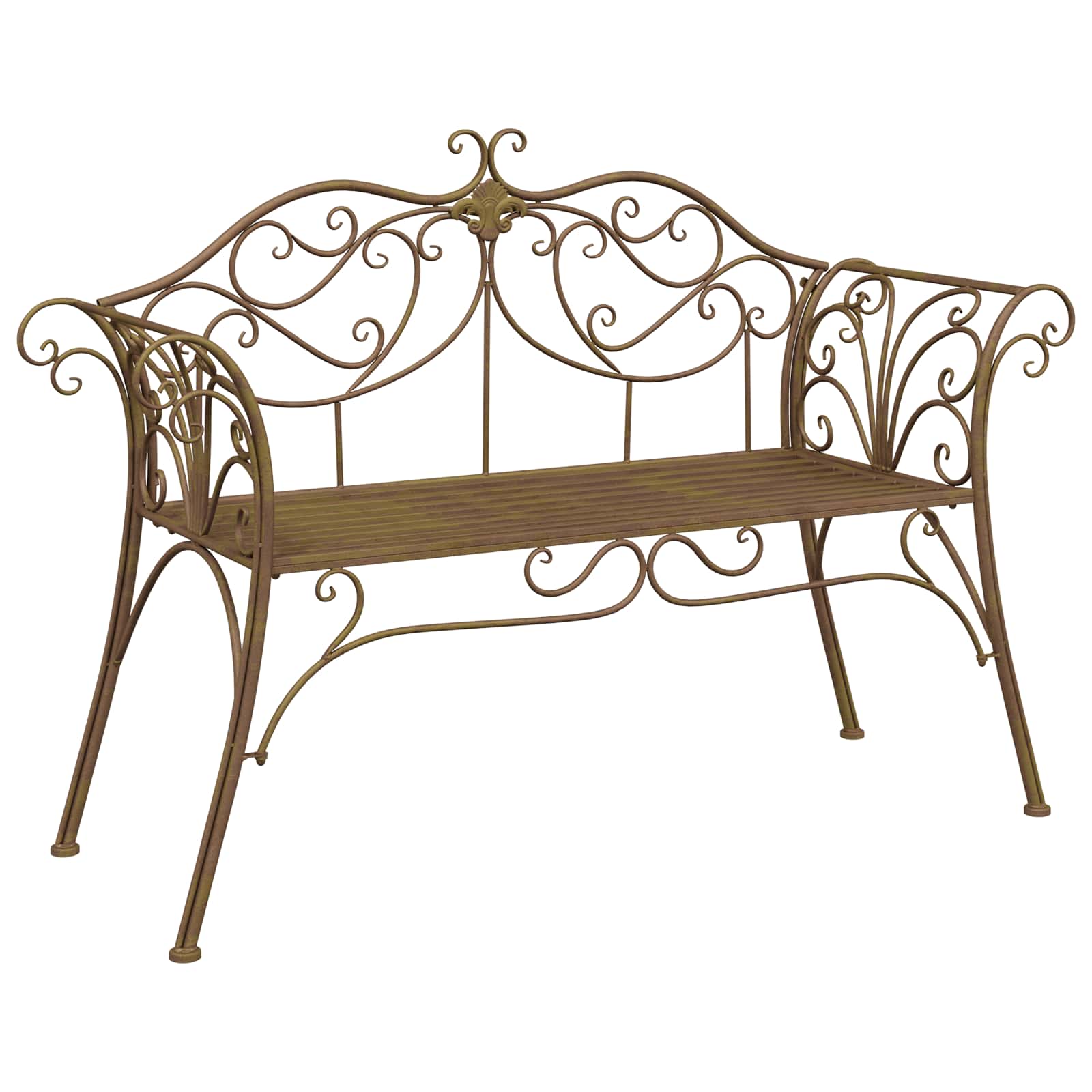 Maison Exclusive - Gartenbank 2-sitzanzahl 130 X 47 X 90 Cm Stahl