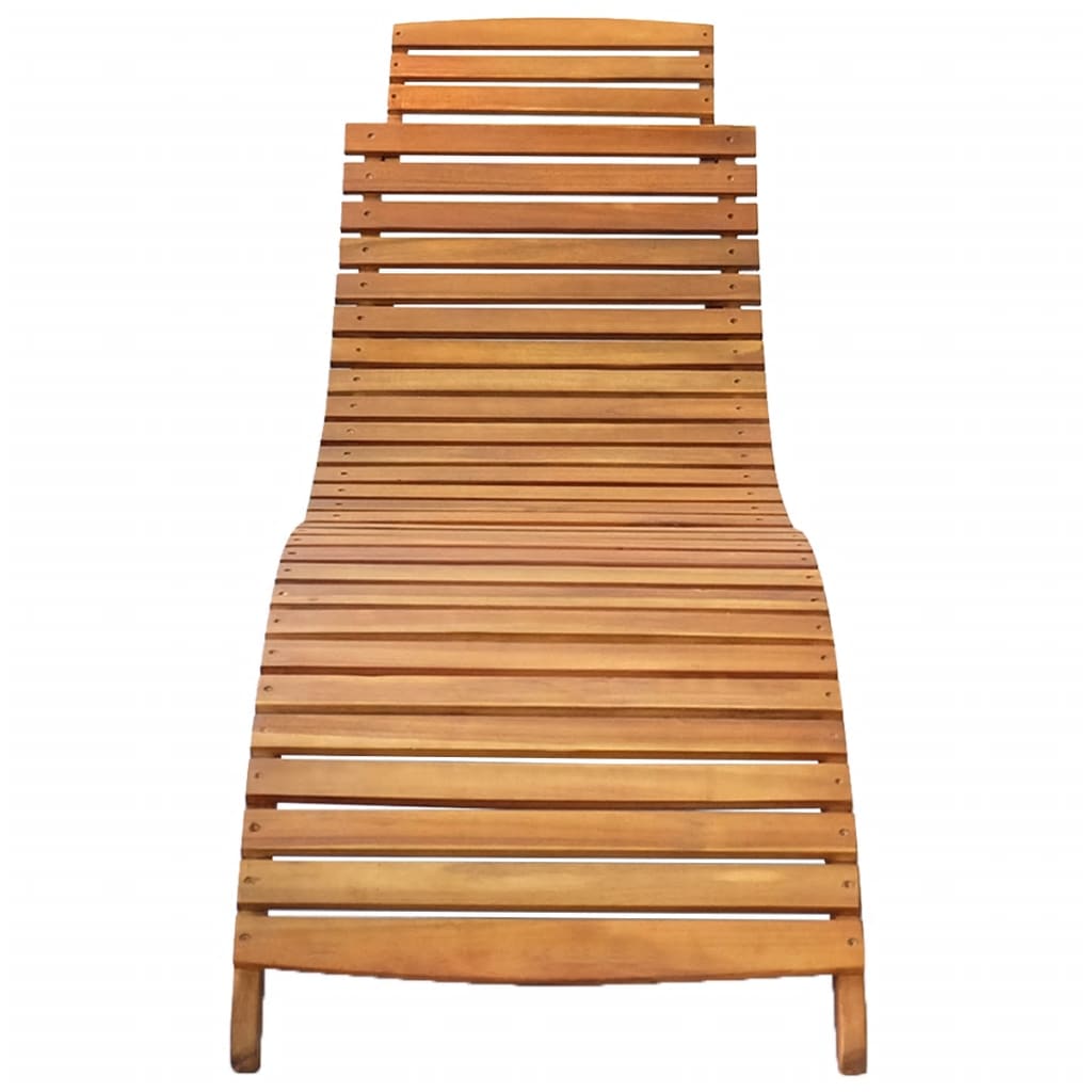 Maison Exclusive - Sonnenliegen Massivholz Akazie Braun