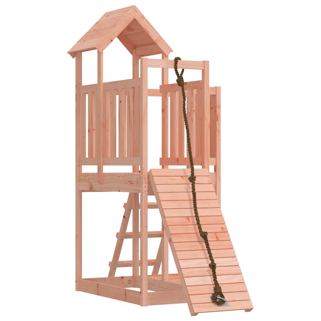 Maison Exclusive - Spielturm Mit Kletterwand Massivholz Douglasie