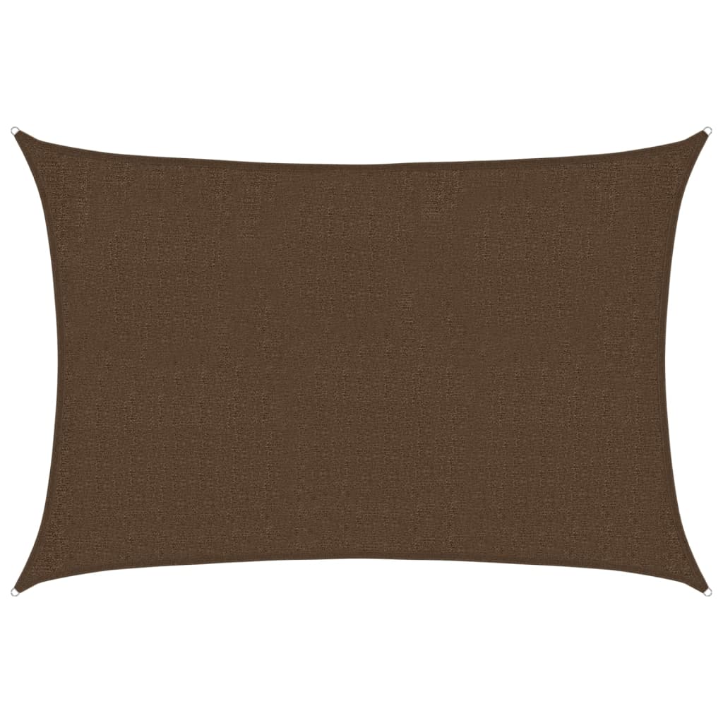 Maison Exclusive - Sonnensegel 160 G/m² Braun 2x2,5 M Hdpe