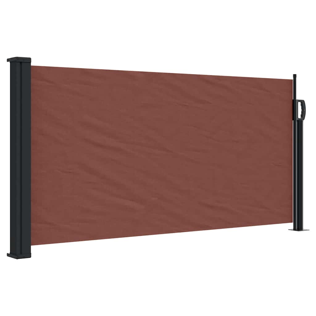 Maison Exclusive - Seitenmarkise Ausziehbar Braun 100x500 Cm