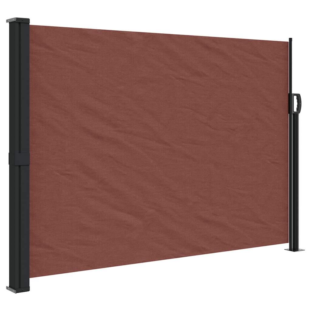 Maison Exclusive - Seitenmarkise Ausziehbar Braun 140x500 Cm