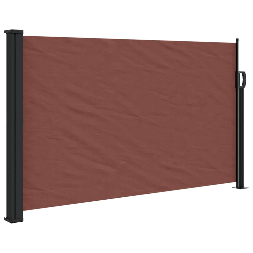 Maison Exclusive - Seitenmarkise Ausziehbar Braun 117x300 Cm