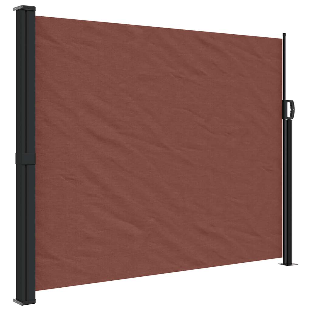 Maison Exclusive - Seitenmarkise Ausziehbar Braun 160x300 Cm