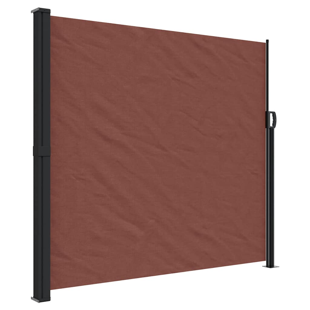 Maison Exclusive - Seitenmarkise Ausziehbar Braun 180x500 Cm