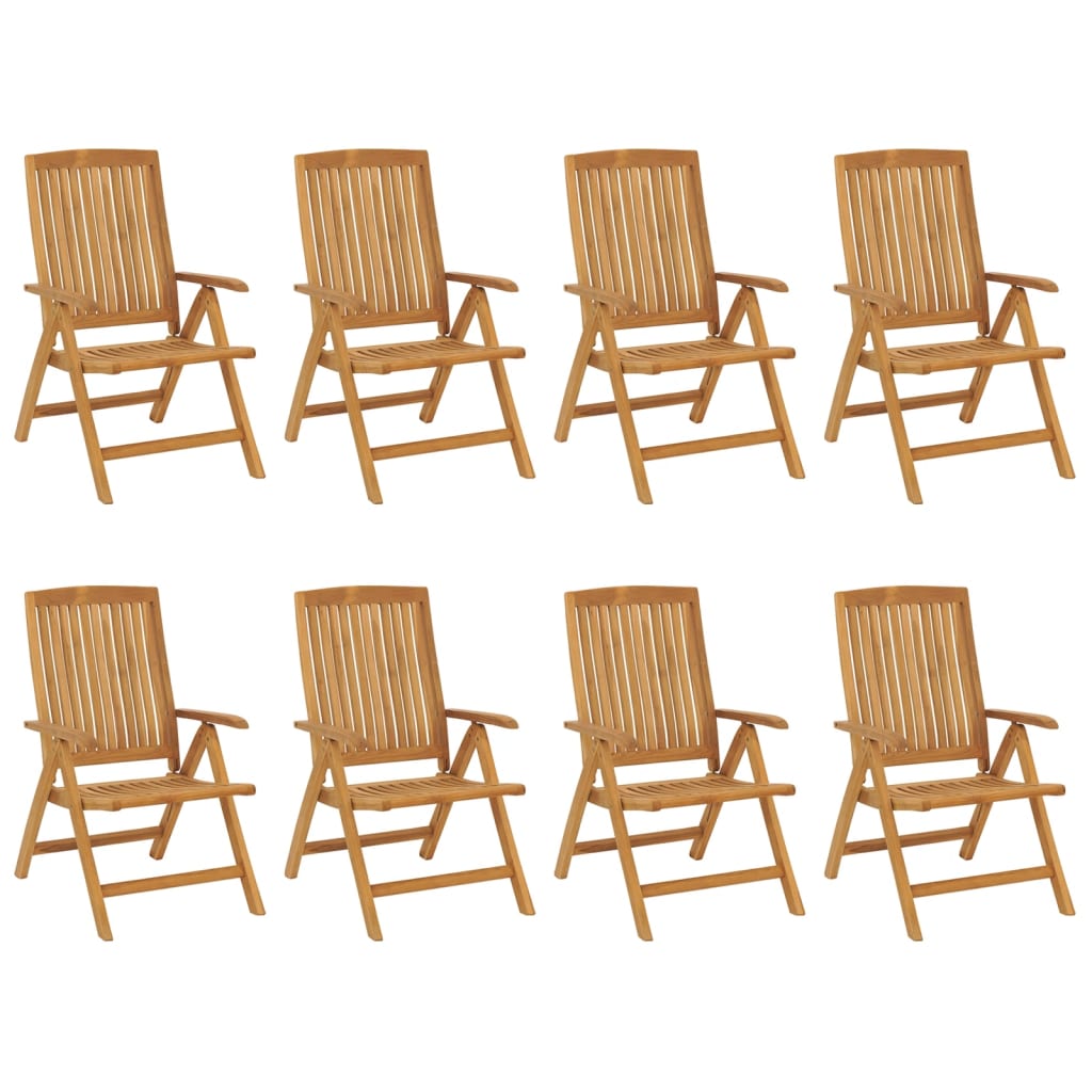Maison Exclusive - 8-teiliges Set Aus Massivem Teakholz Mit Verst