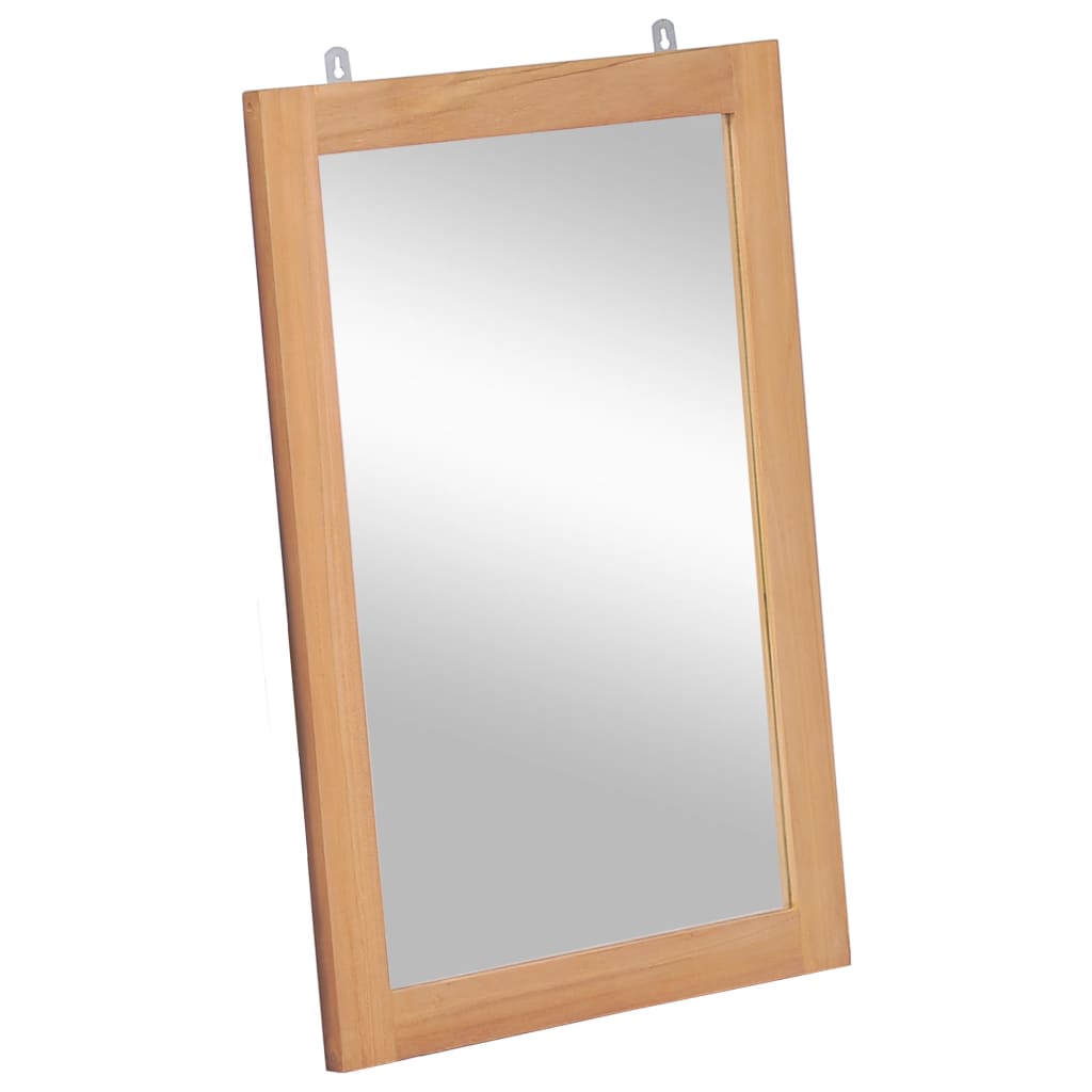 Maison Exclusive - Wandspiegel Teak Massiv 50x70 Cm