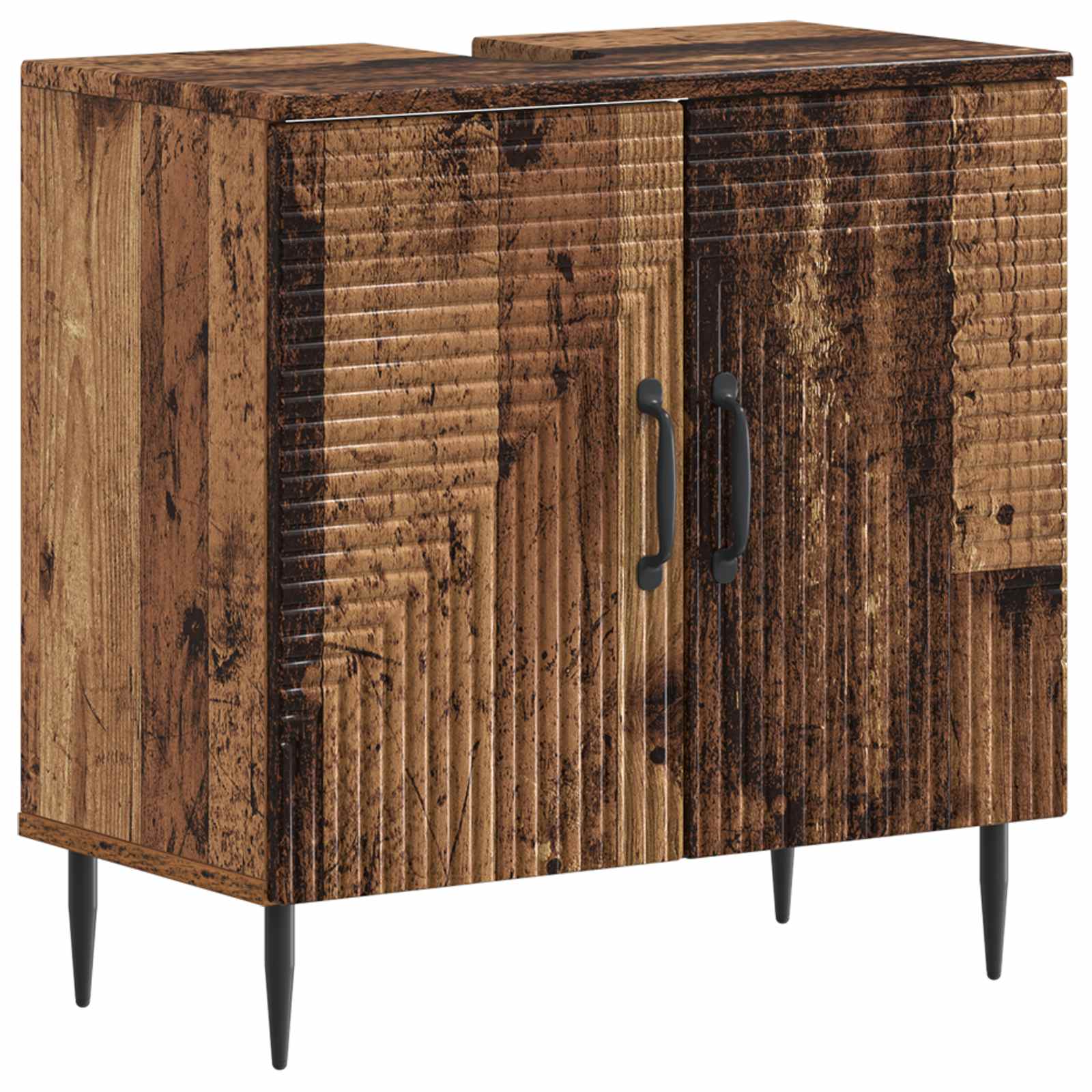 Maison Exclusive - Waschbeckenschrank Haarlem Altholz 59,5 X 31,5