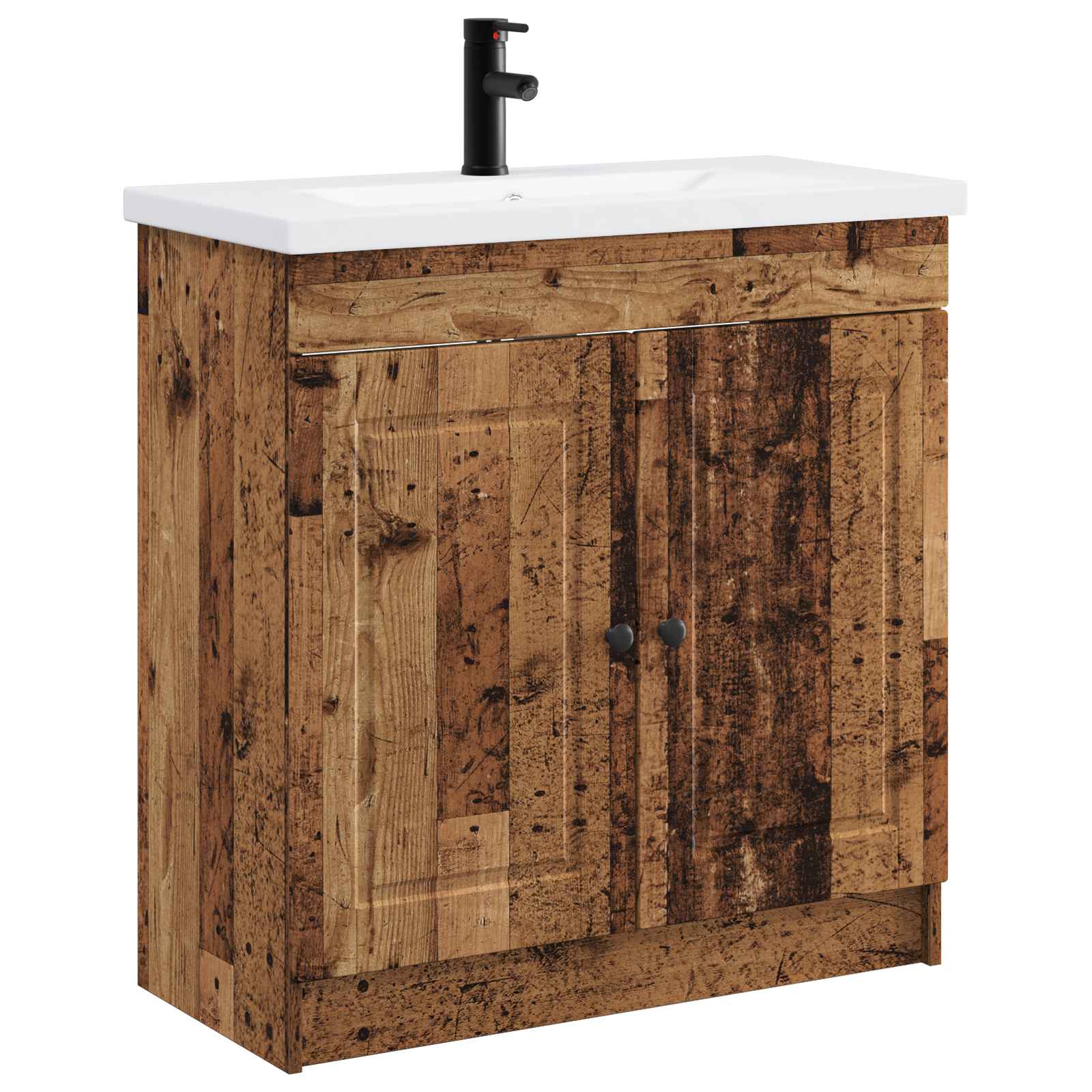 Maison Exclusive - Badezimmermöbel-set Altholz 56 X 37,5 X 81 Cm