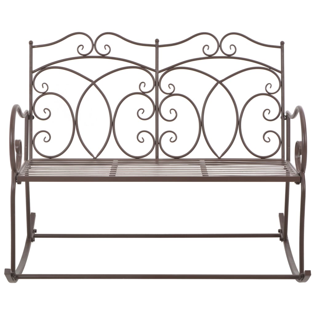 Maison Exclusive - Gartenbank 104 Cm Eisen Antik Braun