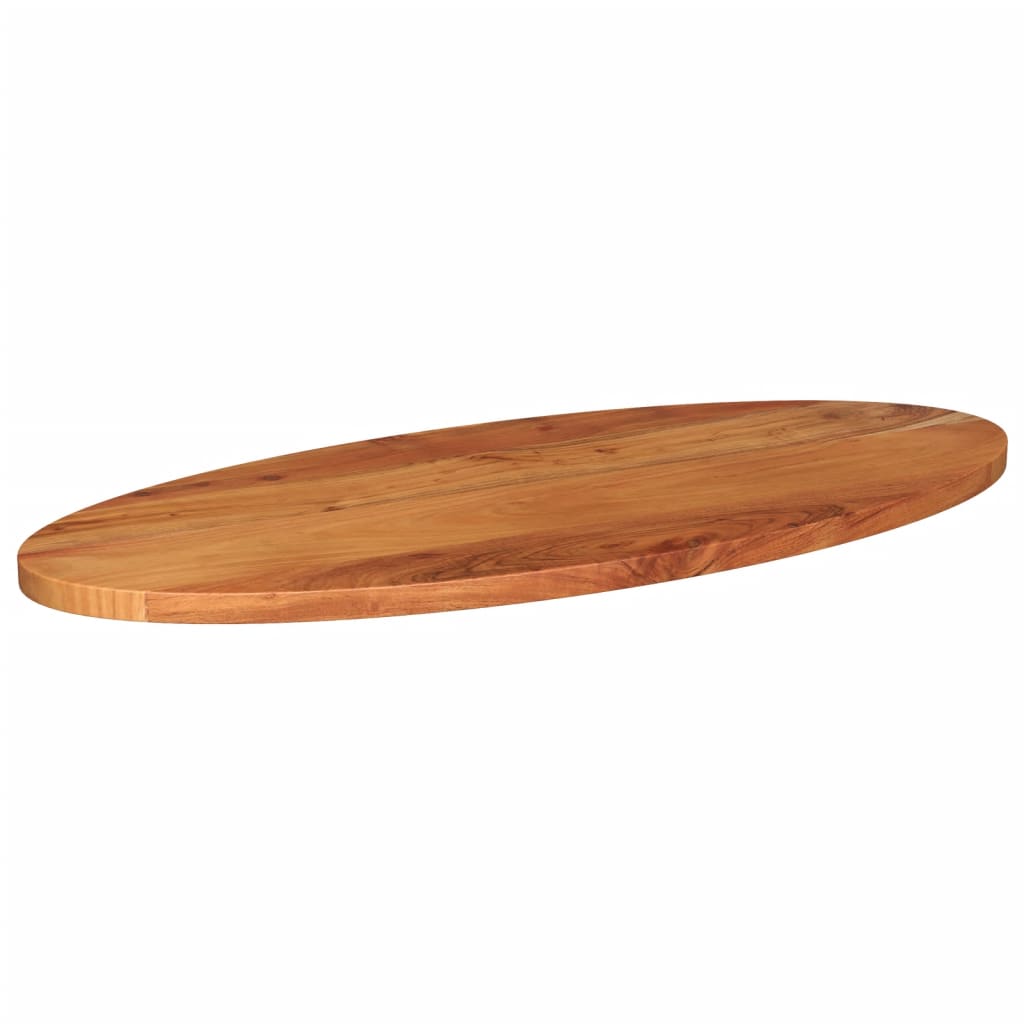Maison Exclusive - Tischplatte 140x60x2,5 Cm Oval Massivholz Akaz