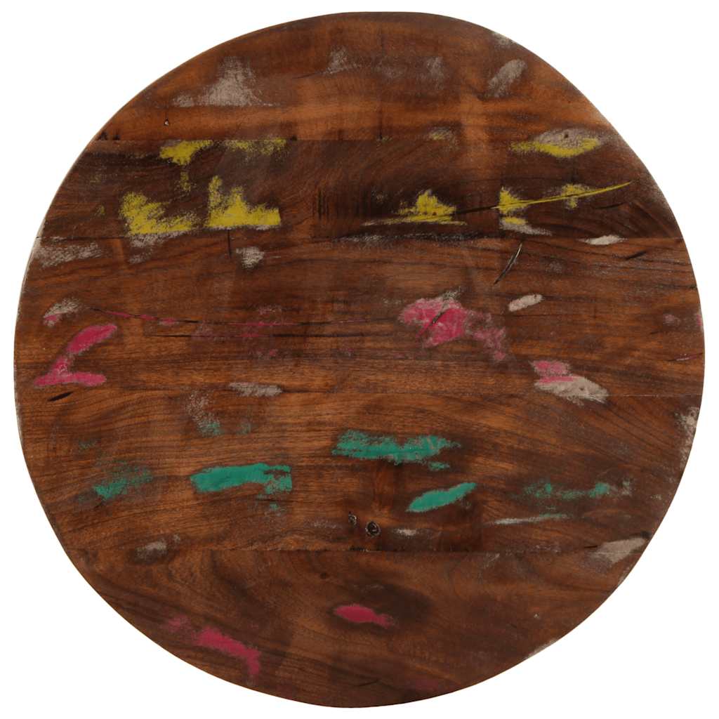 Maison Exclusive - Tischplatte Ø 40x1,5 Cm Rund Altholz Massiv