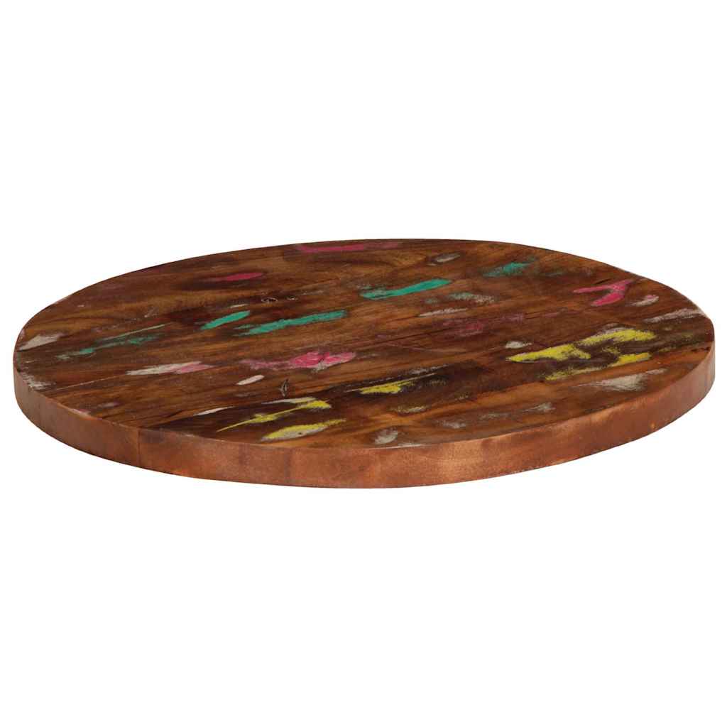 Maison Exclusive - Tischplatte Ø 50x2,5 Cm Rund Altholz Massiv