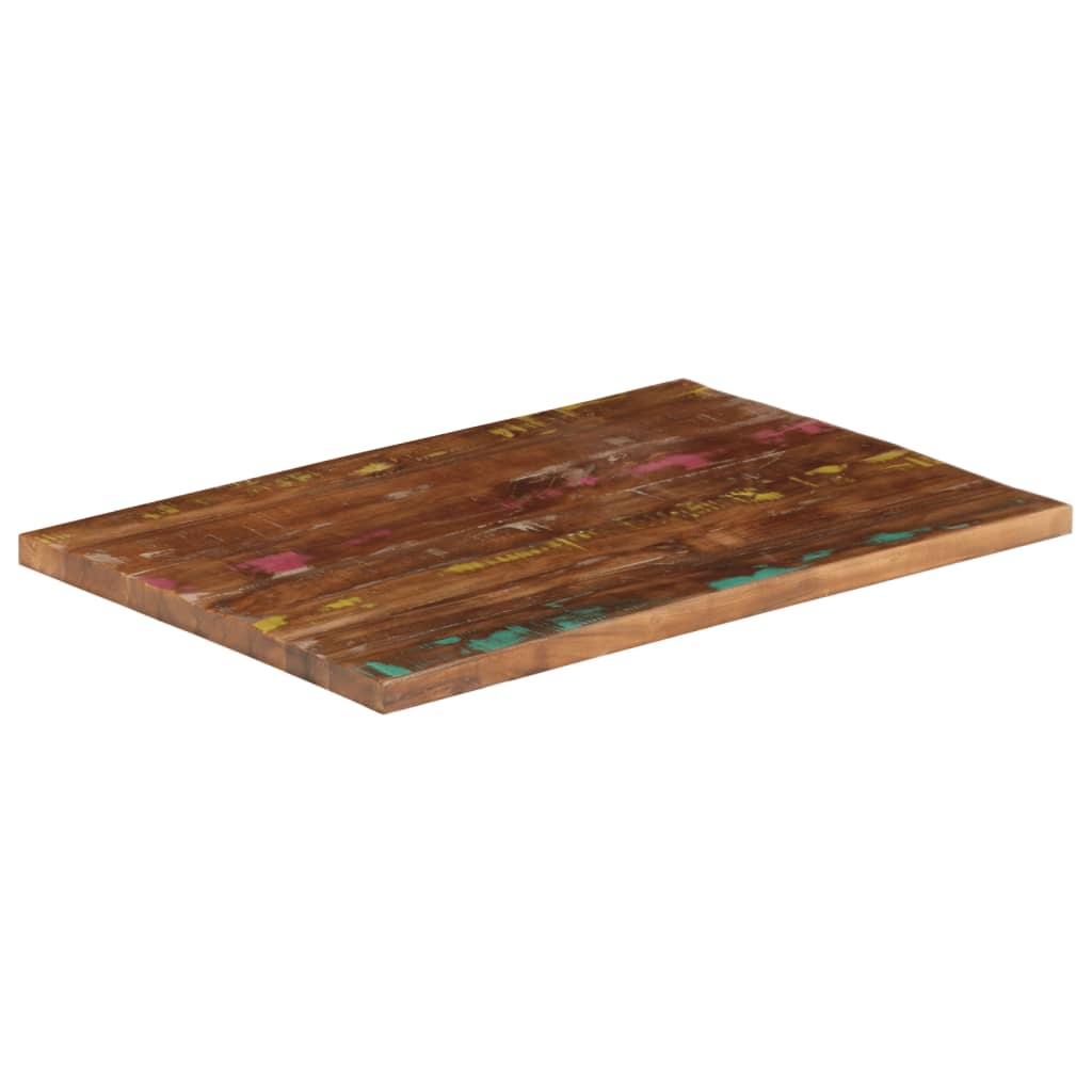 Maison Exclusive - Tischplatte 80x60x3,8 Cm Rechteckig Altholz Ma